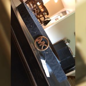 Michael Kors Reversible Logo Buckle PVC Belt *NEW*